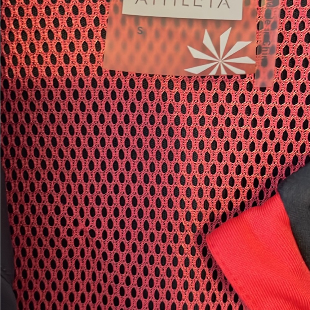 Womens Athleta Black and Red Soft Shell Vest size S - Picture 3 of 3